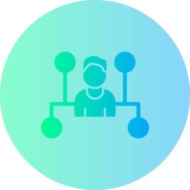 İnsan simgesinin vektör illüstrasyonu