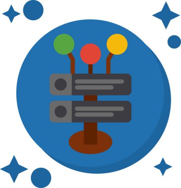 bir oyun tahtasının düz simgesi