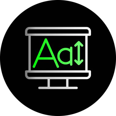 Seo simgesinin vektör illüstrasyonu