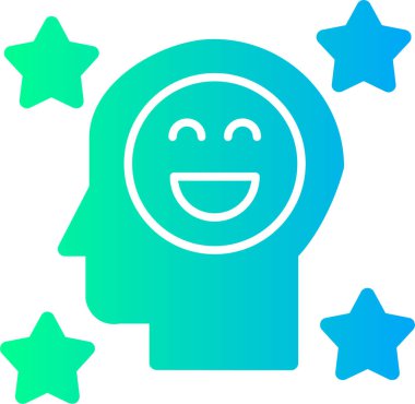 Gülümse ikon vektör illüstrasyonu