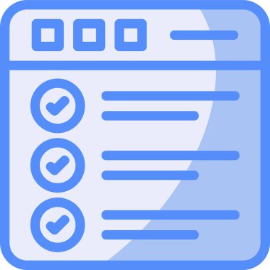 Belge. Web simgesi basit tasarım