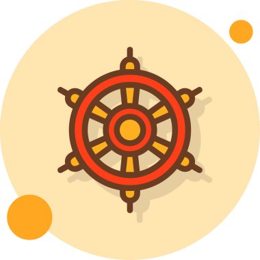 Direksiyon. Web simgesi basit illüstrasyon