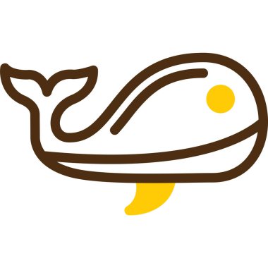 Çizgi film salyangoz simgesinin vektör çizimi