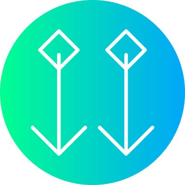 yön ikonu vektör illüstrasyonu