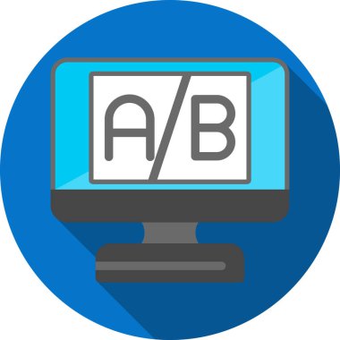 b & b 'nin vektör illüstrasyon simgesi