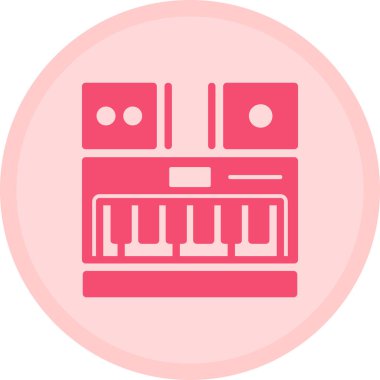 Müzik simgesinin vektör illüstrasyonu