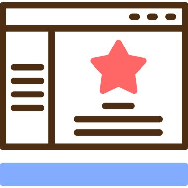 Web simgesi tasarımı vektör illüstrasyonu