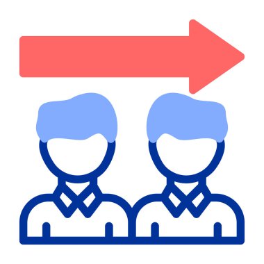 İş. Web simgesi basit illüstrasyon