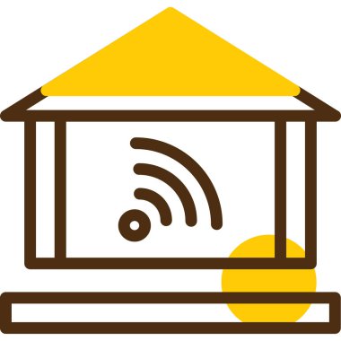 wifi simgesi vektör illüstrasyonu