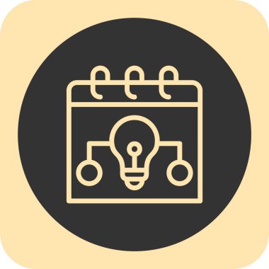 Yaratıcı simge, vektör illüstrasyonu