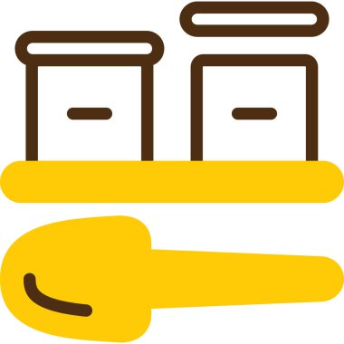 Kahve. Web simgesi basit illüstrasyon