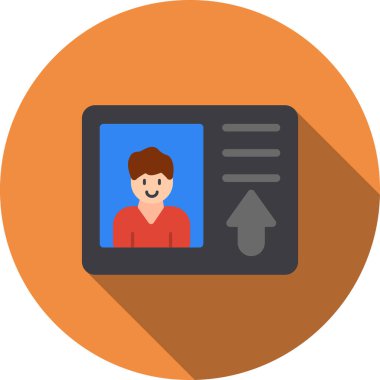 avatar kişi simgesi düz stil