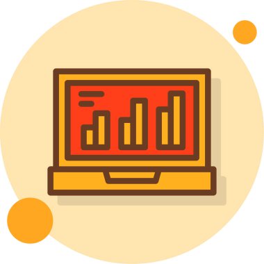 Bilgisayar monitörü. Basit resimleme