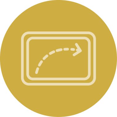 ok simgesi vektör illüstrasyonu