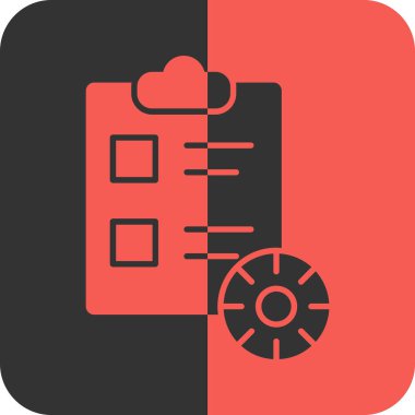 Bulut hesaplama veri simgesi - taslak biçimi