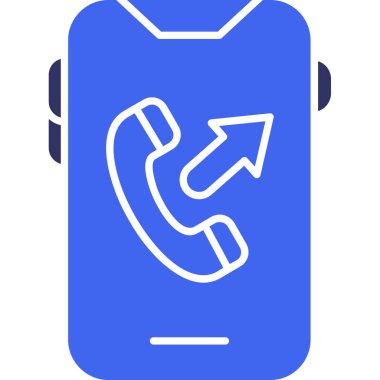 Çağrı. Web simgesi basit illüstrasyon