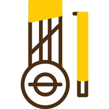 Bir karikatür kaleminin vektör çizimi