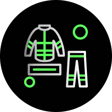 Bir yüzme simgesinin vektör illüstrasyonu