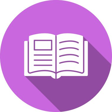 kitap simgesi vektör illüstrasyonu