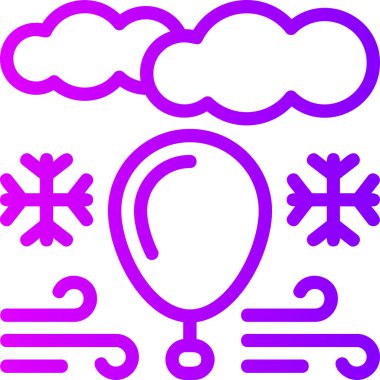 hava simgesi vektör illüstrasyonu