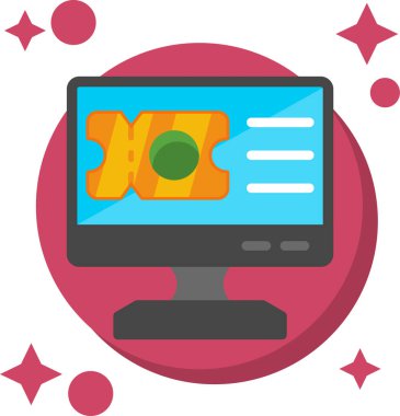 para vektör illüstrasyon tasarımı ile dizüstü bilgisayar