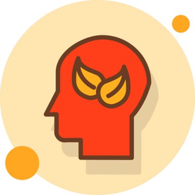 Bir insan simgesinin vektör illüstrasyonu