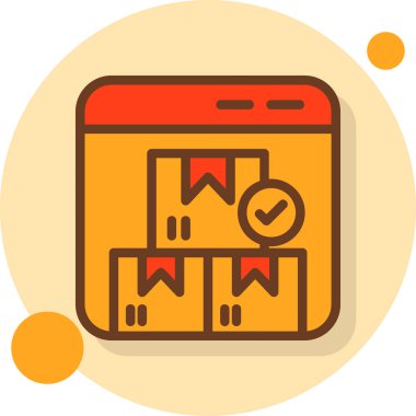 servis simgesi, vektör illüstrasyonu