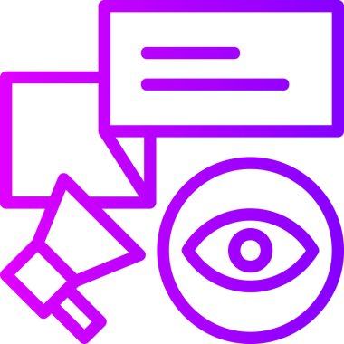 Göz. Web simgesi basit tasarım