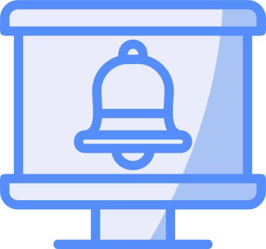 Çan simgesi, vektör çizimi