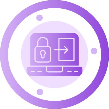 ikon vektör illüstrasyonunu kilitle