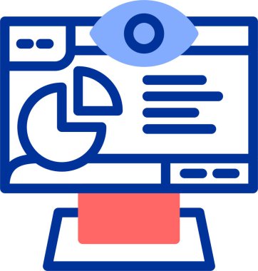 düz biçimli veri analiz veri simgesi