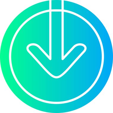 ok simgesi, vektör illüstrasyonu