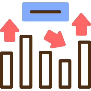 çubuk çubuğu simgesi düz biçimli