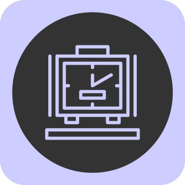 Bilgisayar. Web simgesi basit illüstrasyon