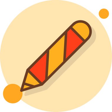 kalem simgesinin vektör illüstrasyonu