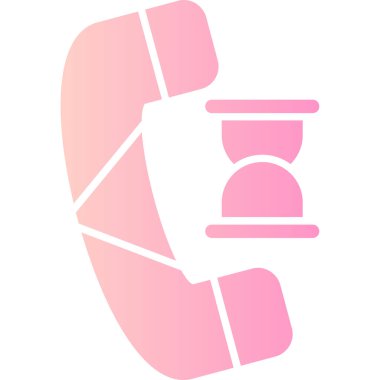 Soyut simgenin pembe arkaplanının vektör çizimi