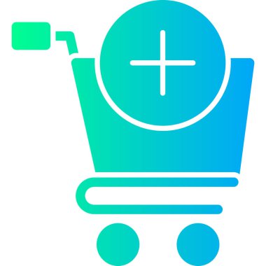 El arabası. Web simgesi basit tasarım