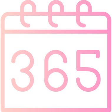 6 aylık takvim simgesi vektör illüstrasyon tasarımı