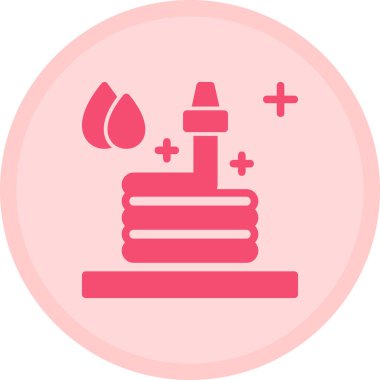 Tıbbi bir simgenin vektör illüstrasyonu