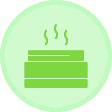 Yemek. Web simgesi basit illüstrasyon