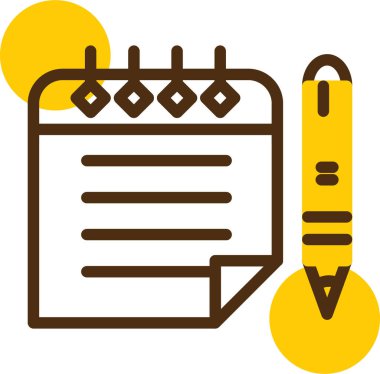 kalem simgesi ile yazma listesi