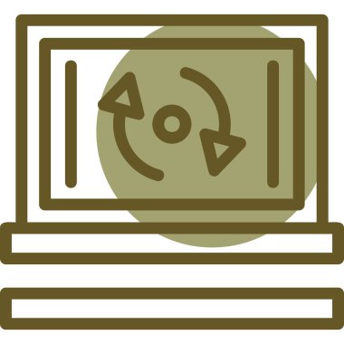 seo modern simgesinin vektör illüstrasyonu