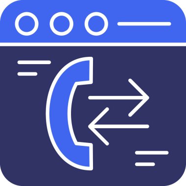 Web simgesi, basit vektör illüstrasyonu