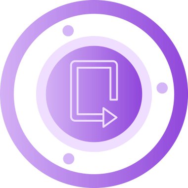 Ok simgesi. Web simgesi basit illüstrasyon