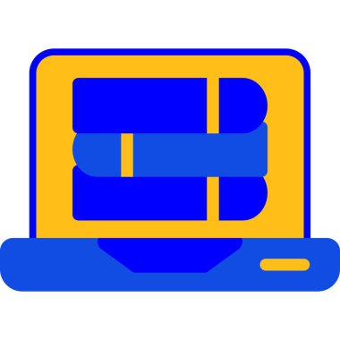 Bilgisayar. Web simgesi basit illüstrasyon