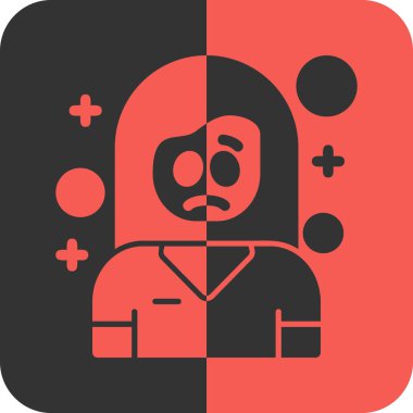 Bir doktor simgesinin vektör çizimi