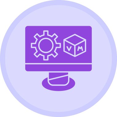 Veri Yönetimi. Web simgesi basit illüstrasyon