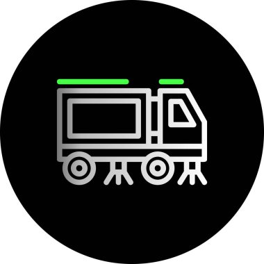 Benzersiz tramvay vektör simgesi