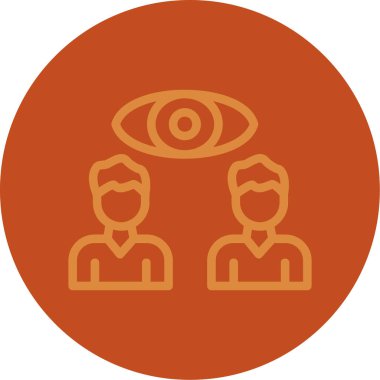 Bir grup insan simgesinin vektör çizimi