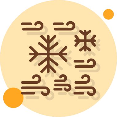 Kar Tanesi kar simgesi özet biçiminde